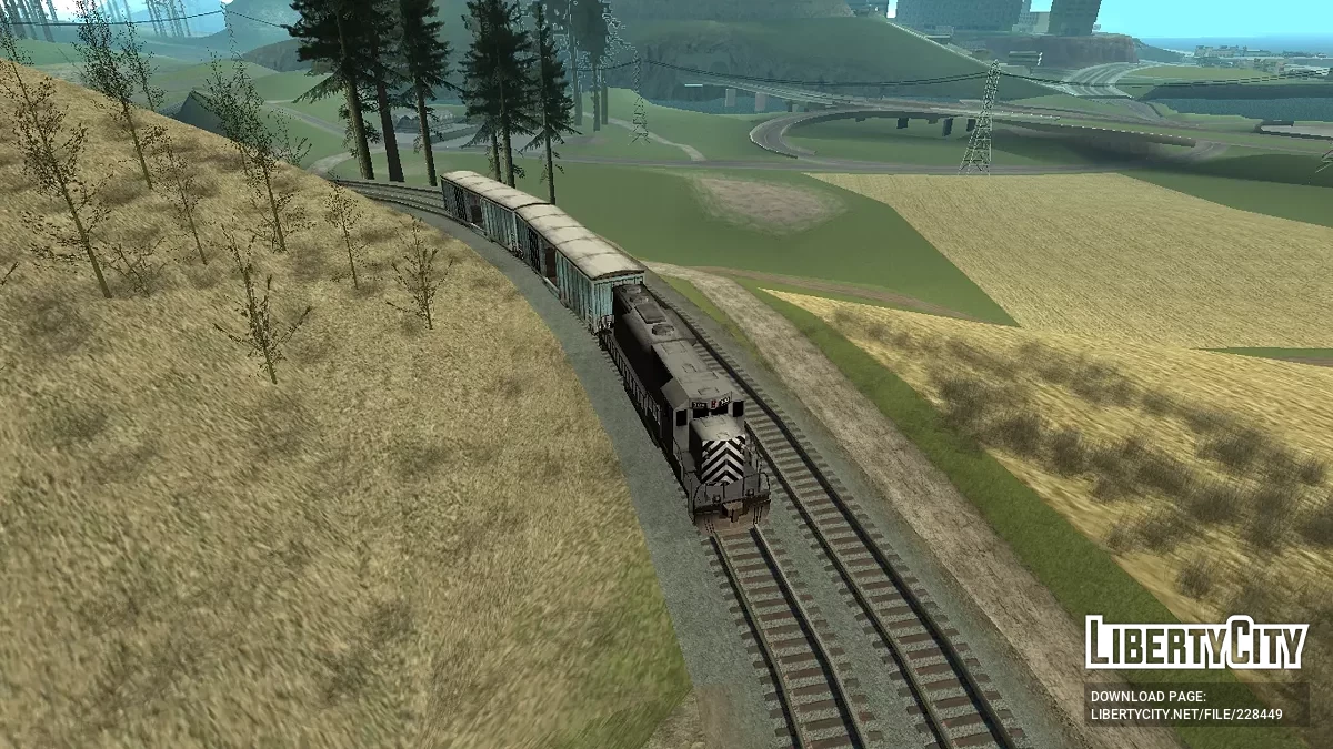 Neue Waggons für Züge / GTA San Andreas