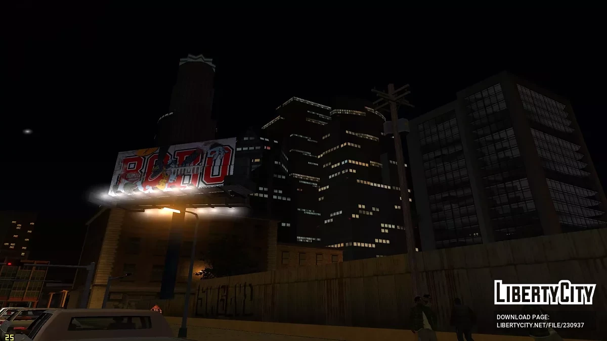 Покращене освітлення рекламних щитів / GTA San Andreas