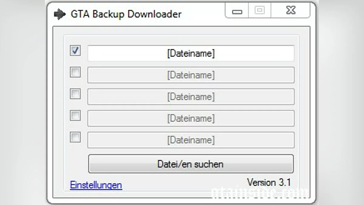 برنامج تحميل النسخ الاحتياطي GTA V3.2 / جي تي إيه سان أندرياس