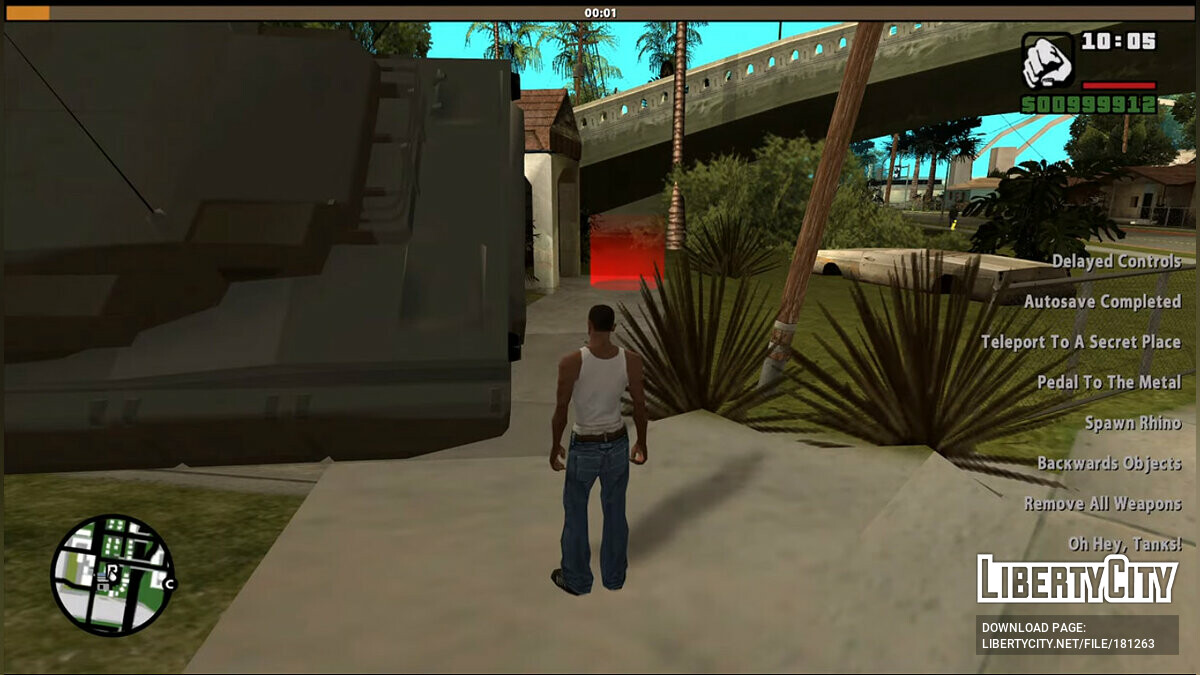 GTA San Andreas XBOX 360 - CHEAT: Modo Caos 