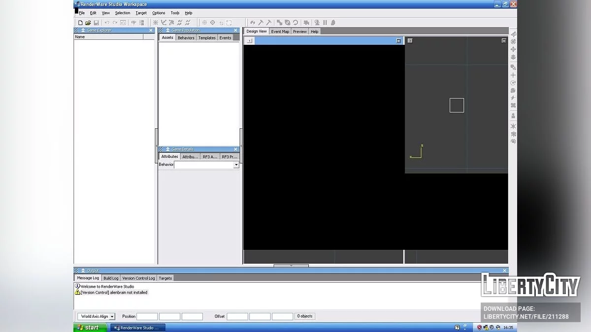 RenderWare Studio 2.0.1 / جي تي إيه سان أندرياس