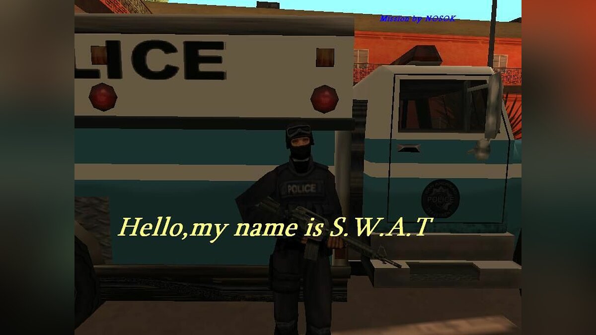 Download Hello, my name is S.W.A.T. for GTA San Andreas