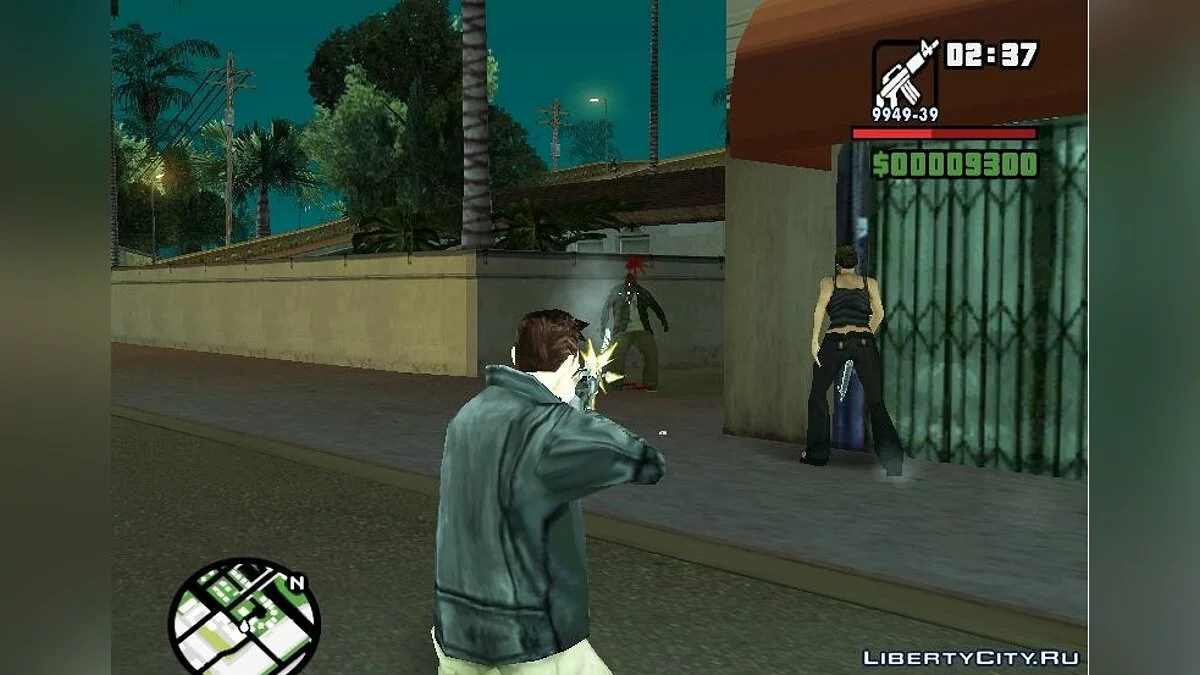 Catalina and Claude vs. Grove Street / GTA San Andreas