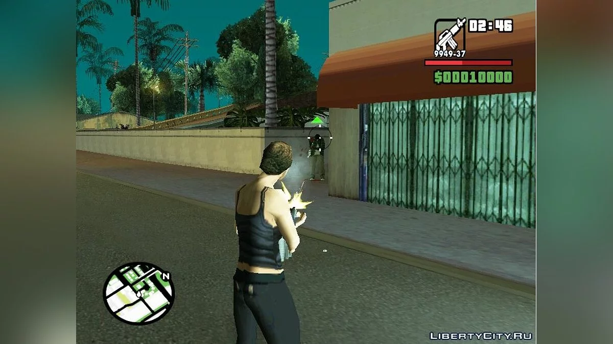 Catalina and Claude vs. Grove Street / GTA San Andreas