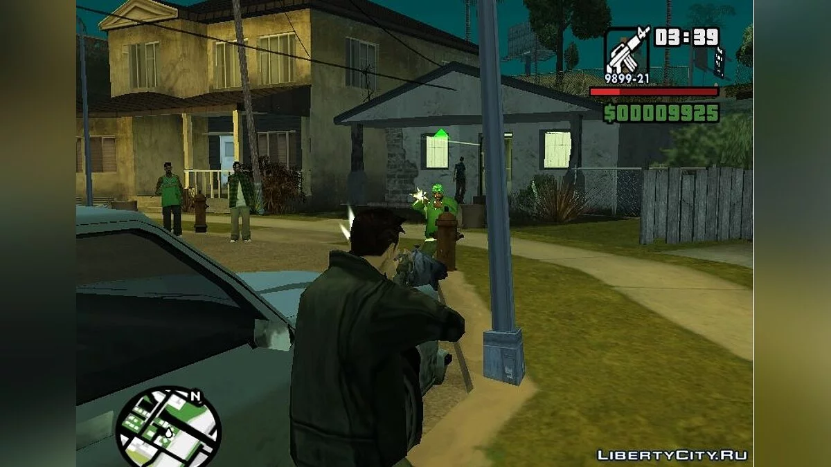 Catalina and Claude VS Grove Street (улучшеная версия) / GTA San Andreas