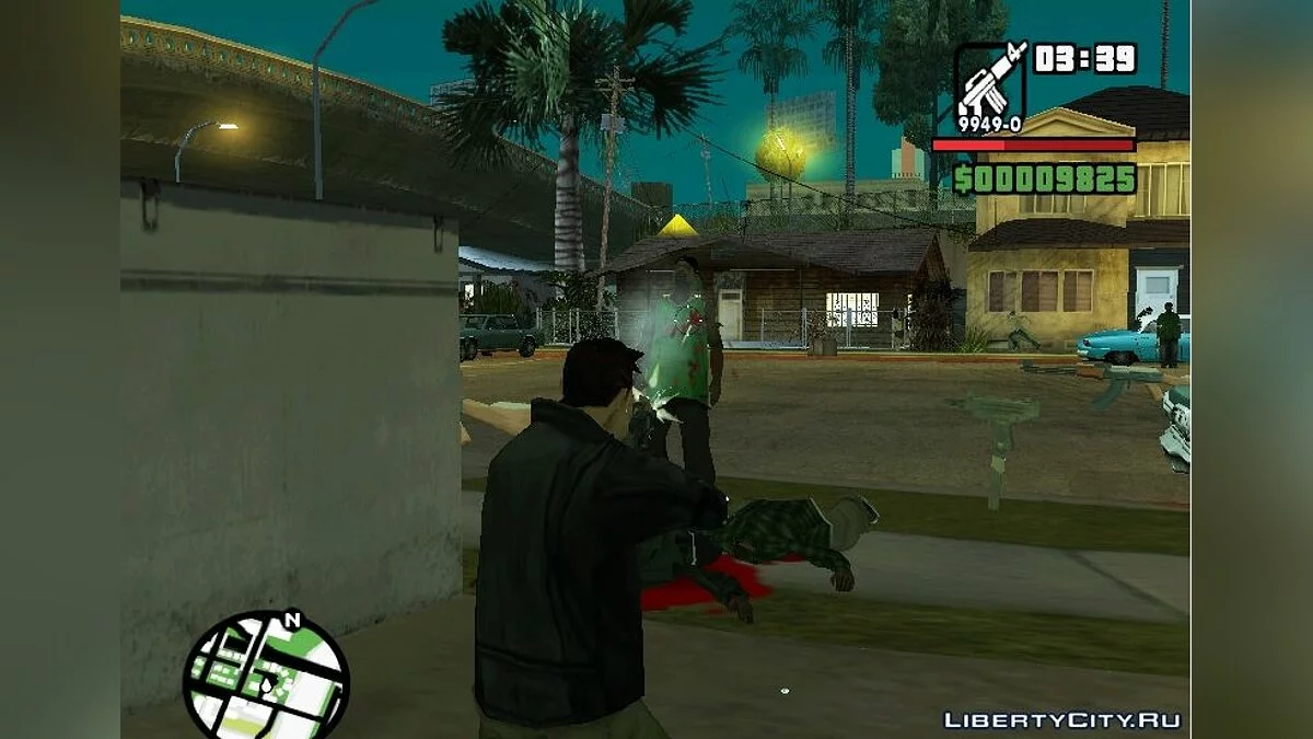 Catalina and Claude VS Grove Street (улучшеная версия) / GTA San Andreas