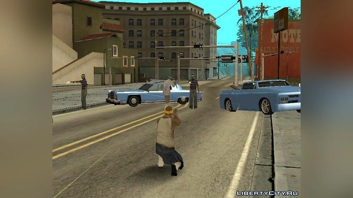 GTA المعارك.1 الحلقة. / جي تي إيه سان أندرياس