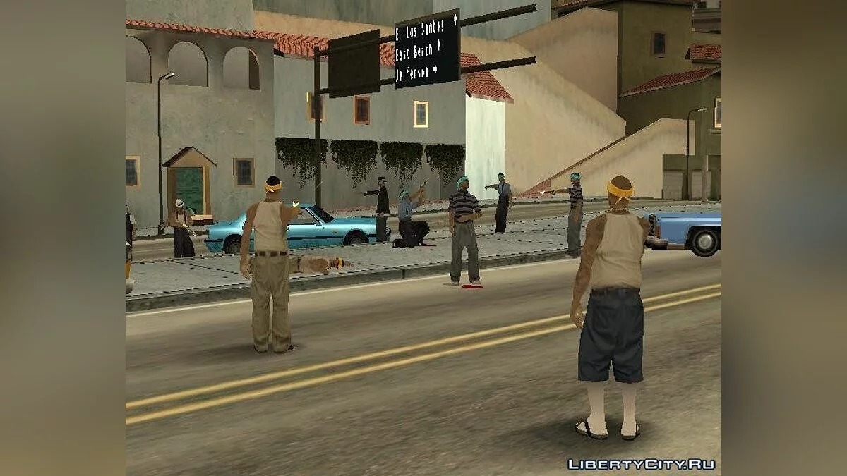GTA المعارك.1 الحلقة. / جي تي إيه سان أندرياس