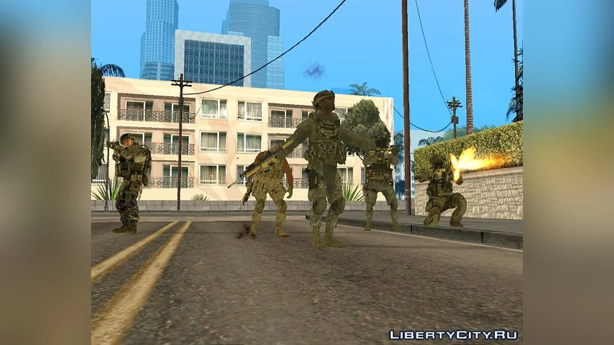 使命召唤:现代战争(行动 I) / GTA San Andreas