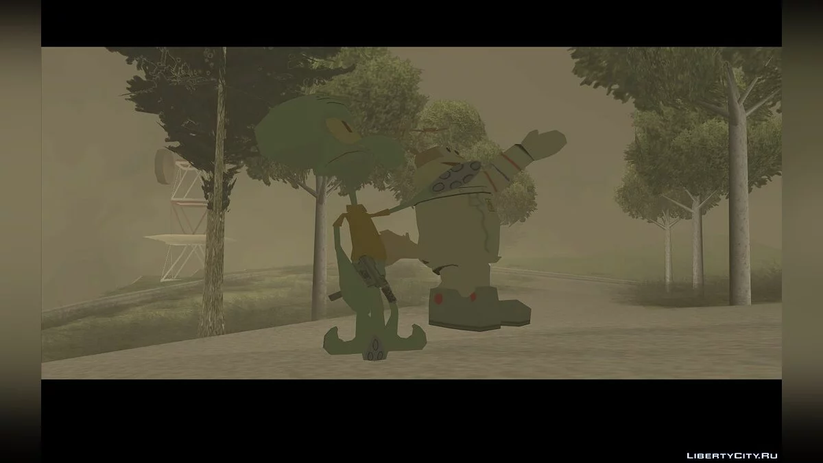 Суїцид Сквідварда / GTA San Andreas