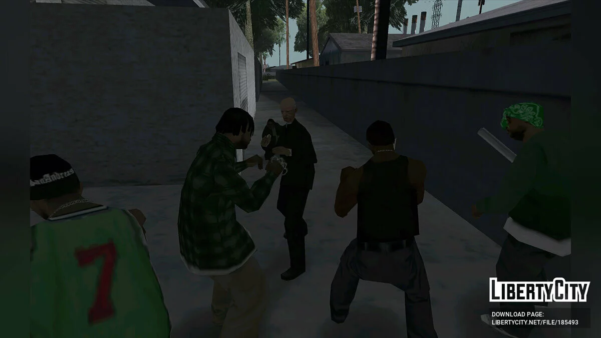 How Grandfather Petrovich Saved New Year / GTA San Andreas