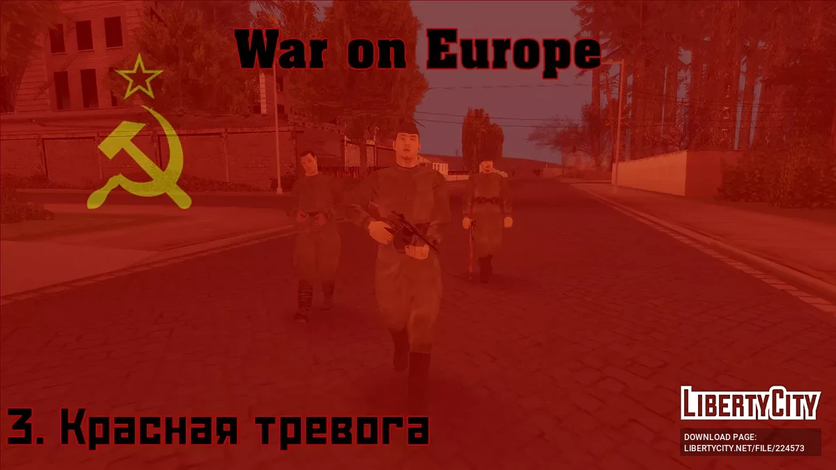 War on Europe - 3. Red Alert / GTA San Andreas