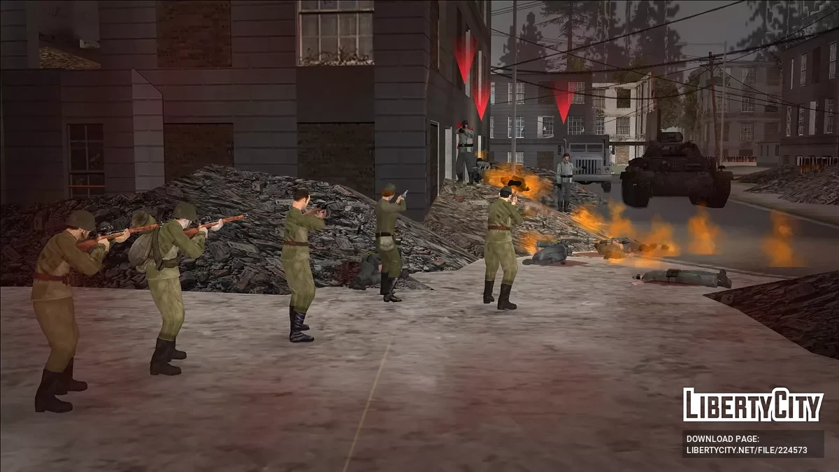 War on Europe - 3. Red Alert / GTA San Andreas