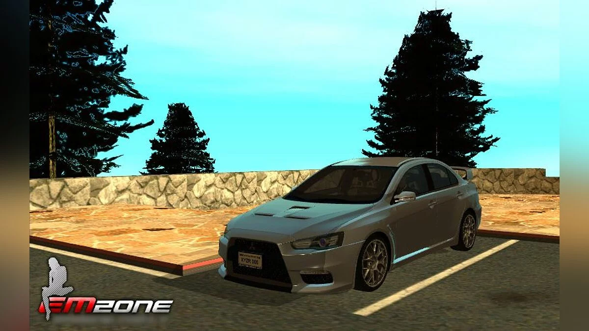 Mitsubishi Evo X - Stock / جي تي إيه سان أندرياس