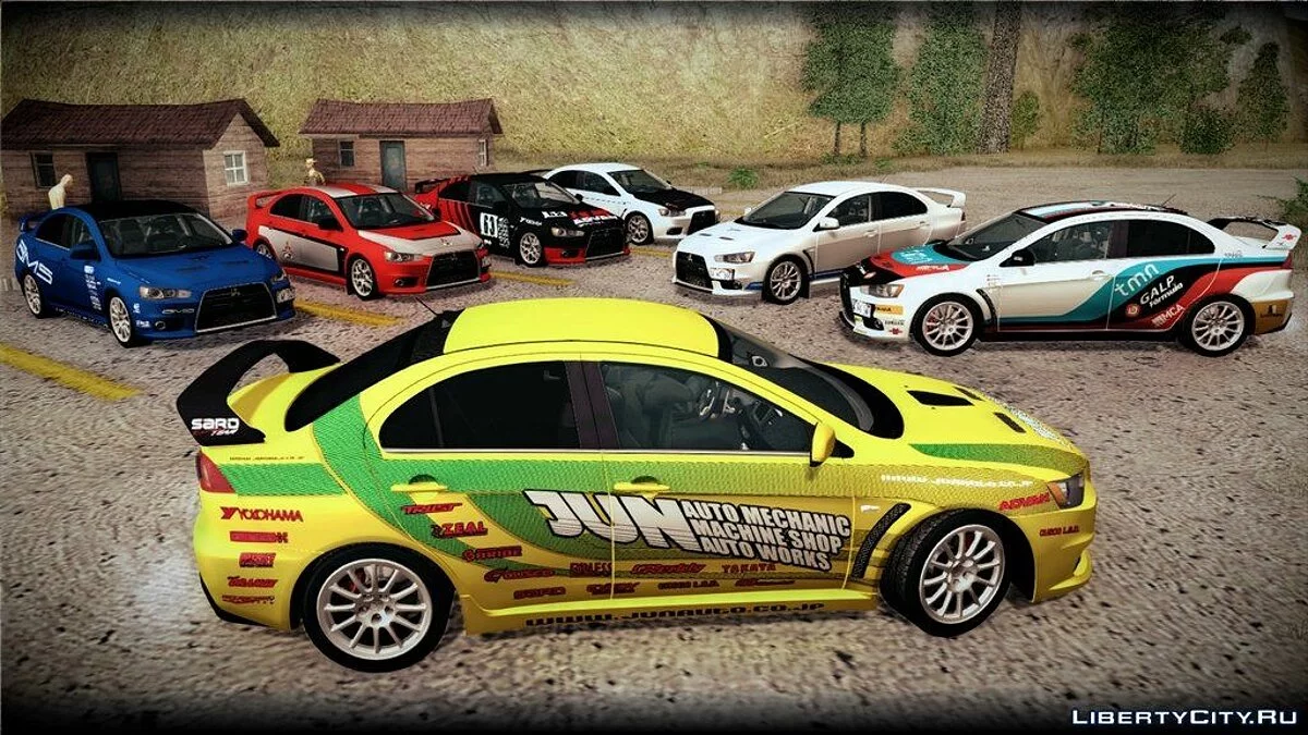 2008 Mitsubishi Lancer Evolution X / GTA San Andreas