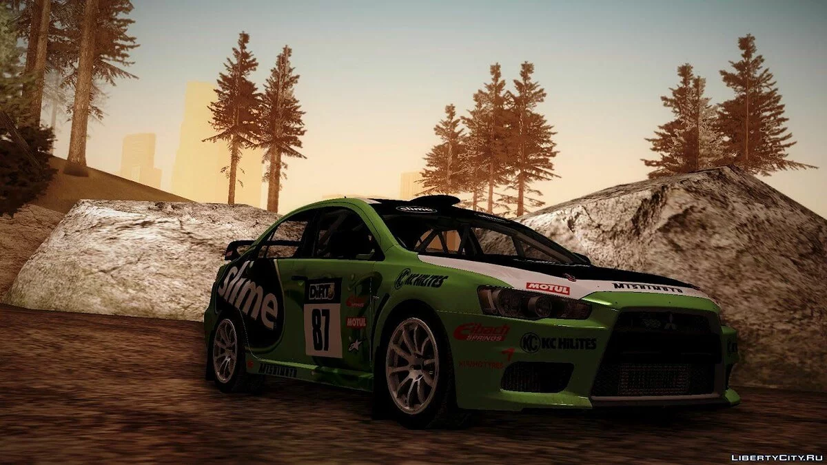 Mitsubishi Lancer Evolution X Rally / GTA San Andreas