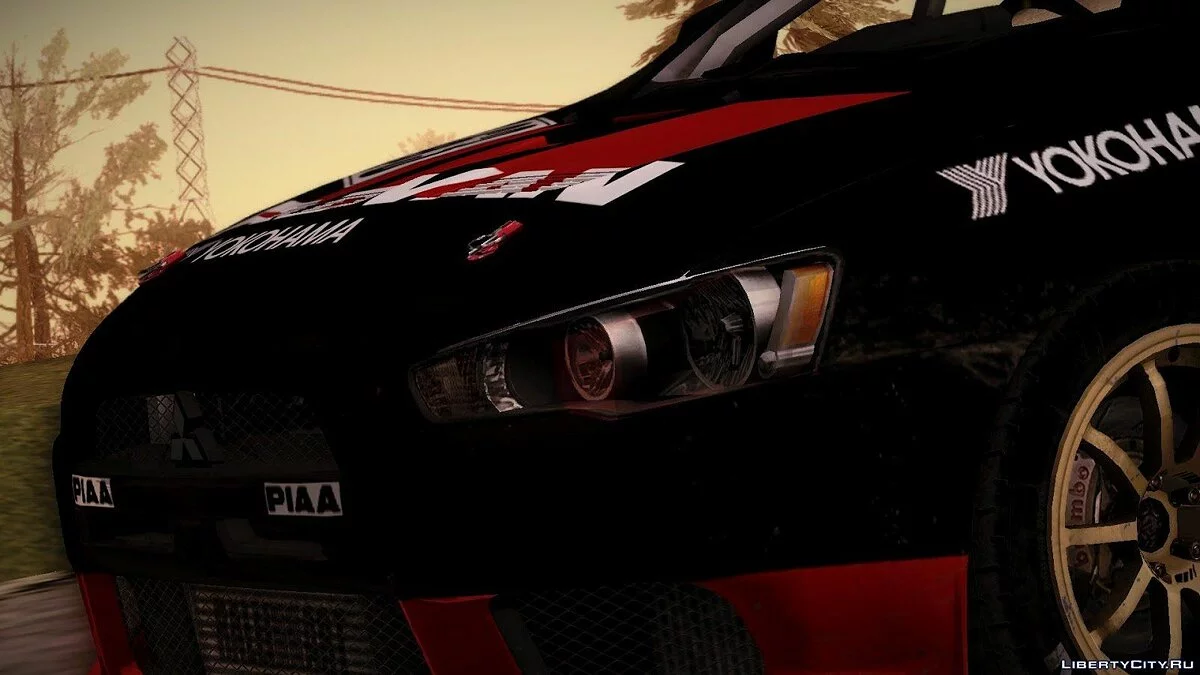 Mitsubishi Lancer Evolution X Rally / GTA San Andreas