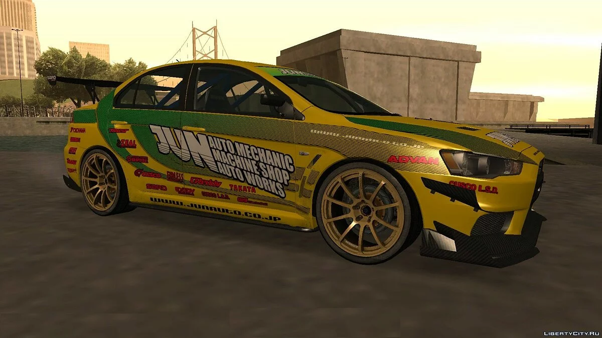 Mitsubishi Lancer Evolution X Gymkhana / GTA San Andreas