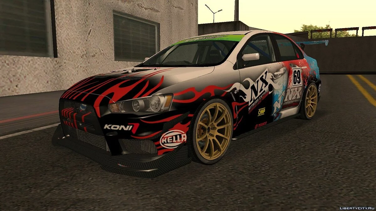 Mitsubishi Lancer Evolution X Gymkhana / GTA San Andreas