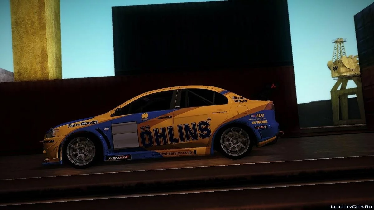 Mitsubishi Evolution X Track Car / GTA San Andreas