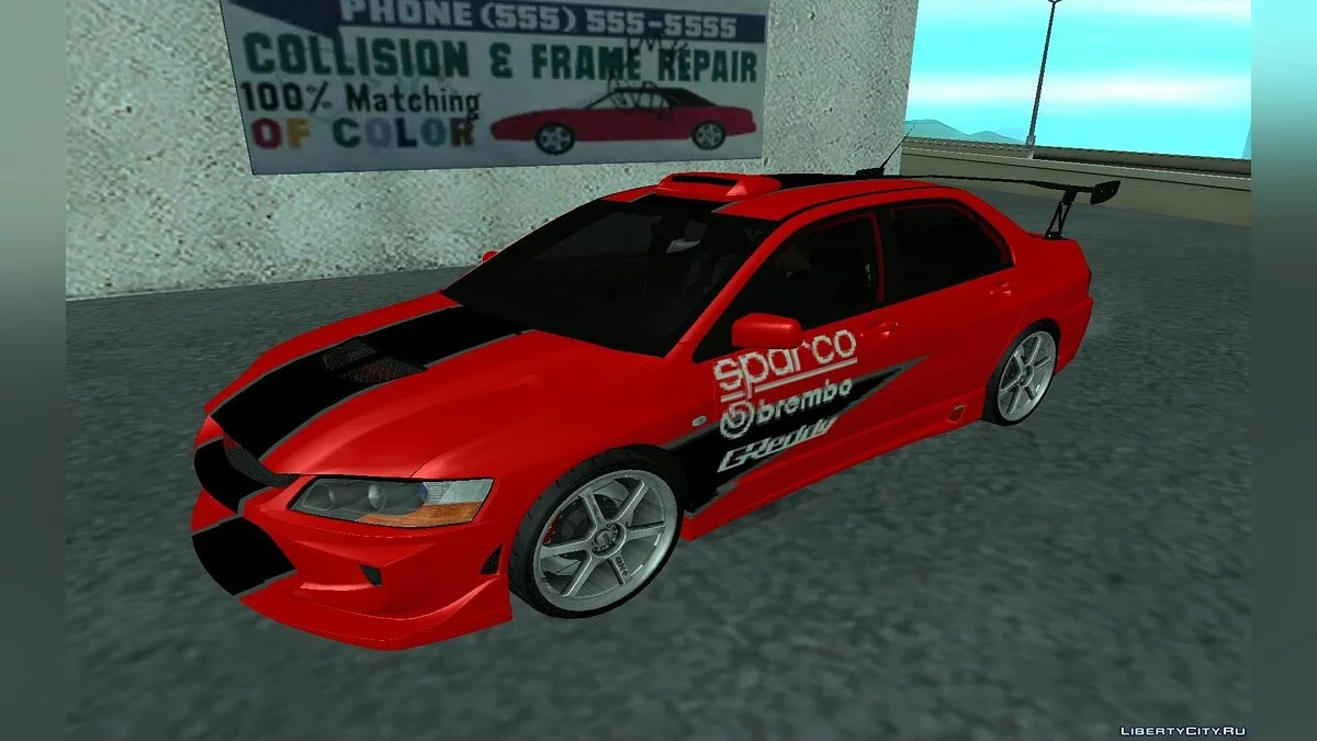 Mitsubishi Lancer Evolution VII Tunable / GTA San Andreas