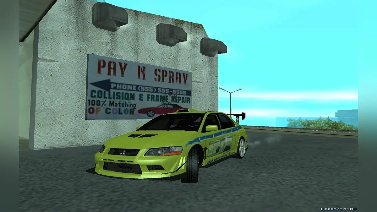 Mitsubishi Lancer Evolution VII Tunable / GTA San Andreas