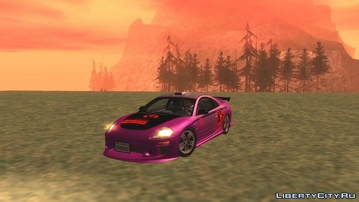 2003 Mitsubishi Eclipse GTS Mk.III IVF + HQLM [Тюнінгований] / GTA San Andreas