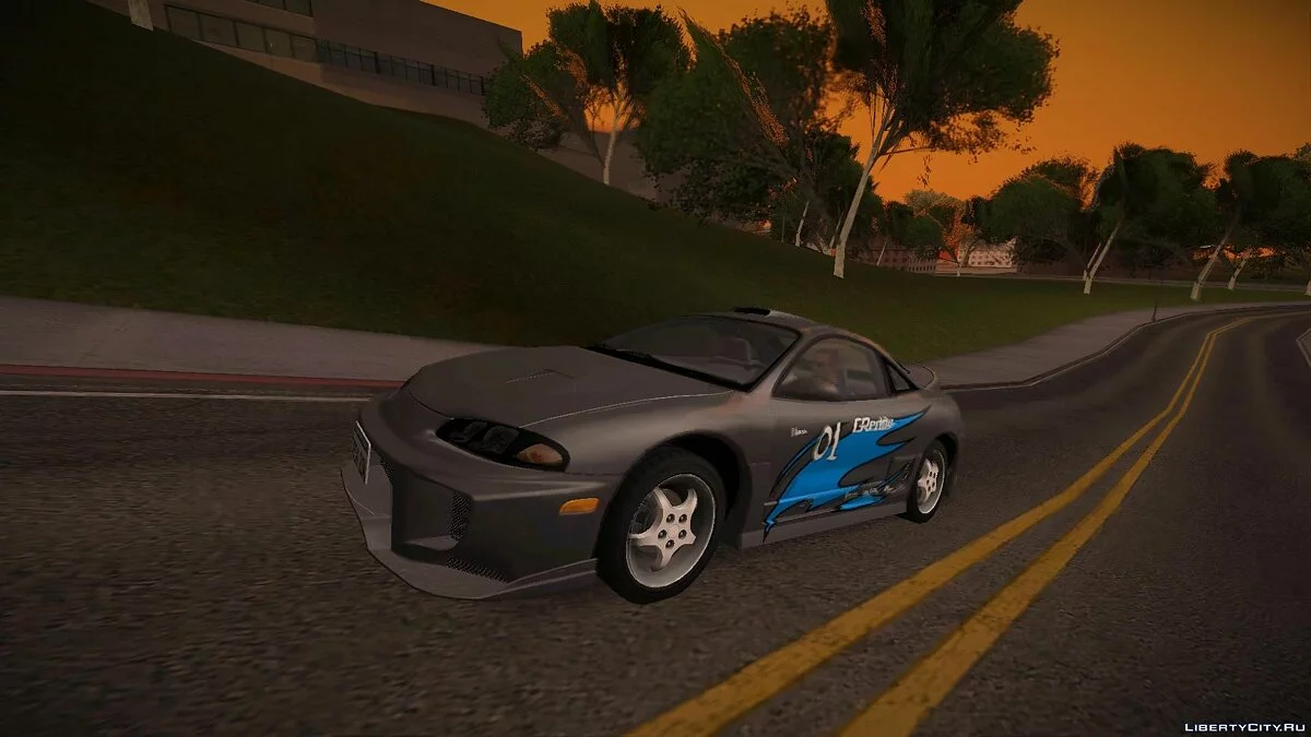 Mitsubishi Eclipse GSX Personnalisable / GTA San Andreas