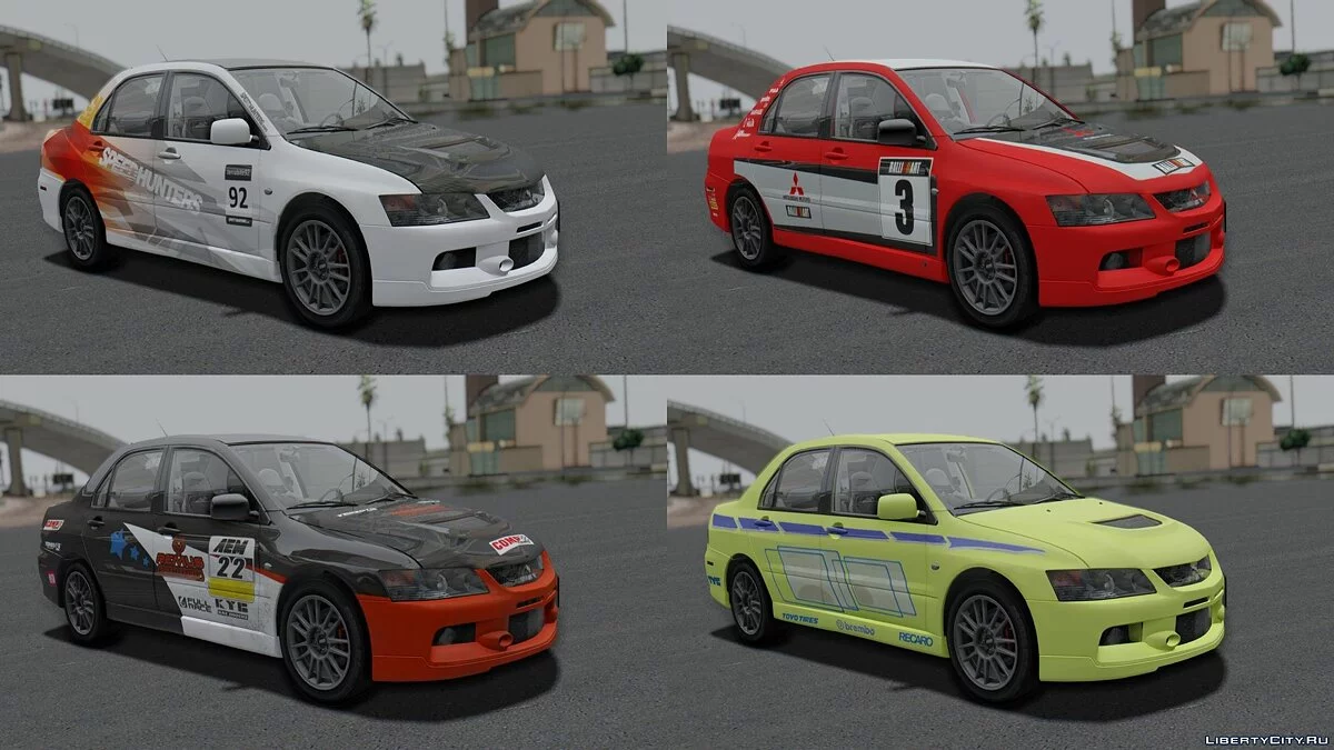 2006 ميتسوبيشي لانسر إيفوليوشن IX MR v1.01 (USDM) / جي تي إيه سان أندرياس