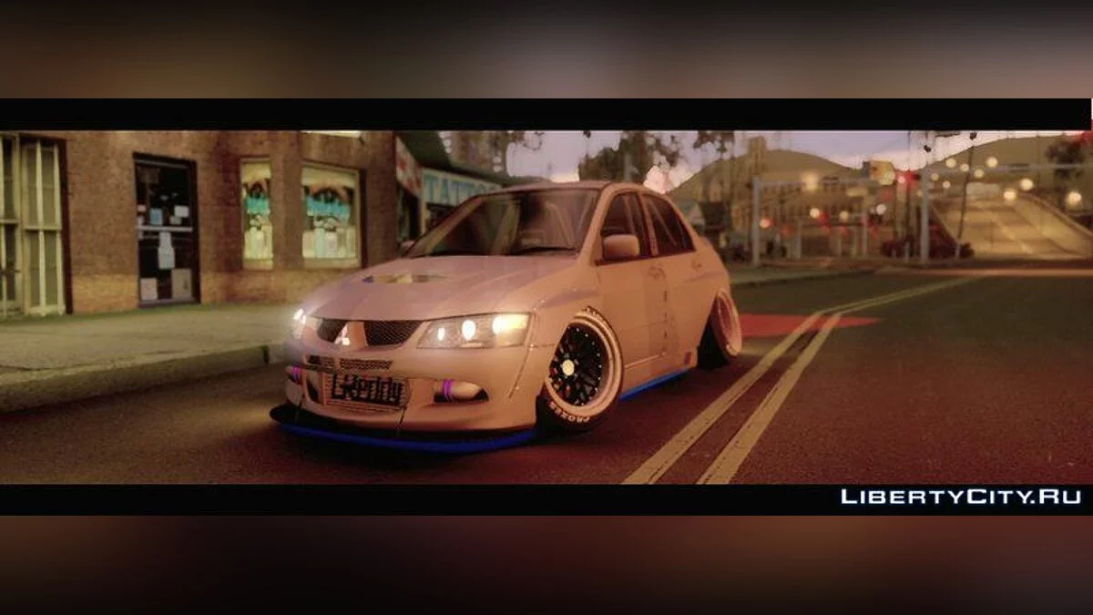 2003 Mitsubishi Lancer EVO IIV Clinched BodyKits Camber / GTA San Andreas