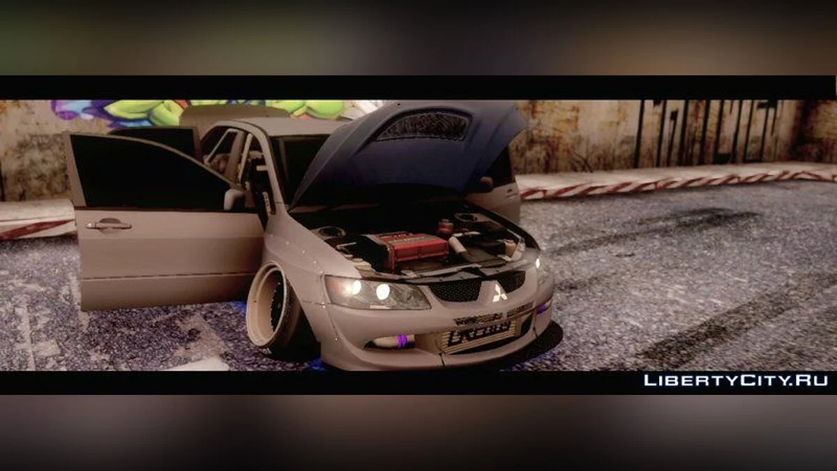 2003 Mitsubishi Lancer EVO IIV Clinched BodyKits Camber / GTA San Andreas