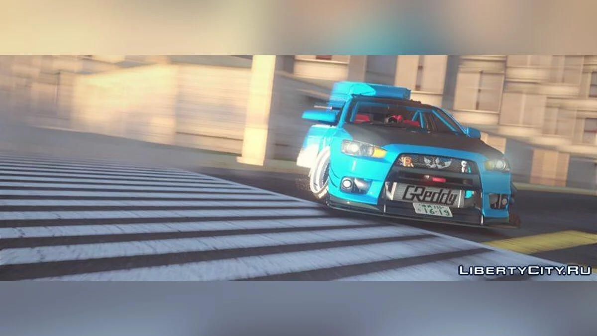 Mitsubishi Lancer Evolution X Hellaflush 2015 / GTA San Andreas