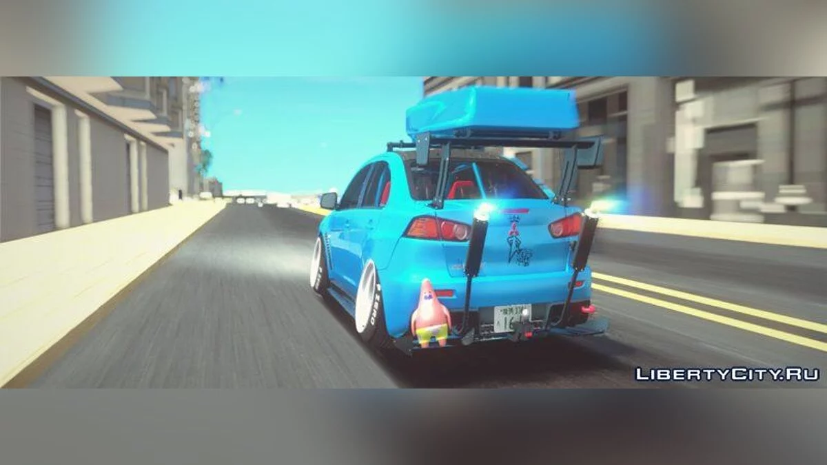 Mitsubishi Lancer Evolution X Hellaflush 2015 / GTA San Andreas