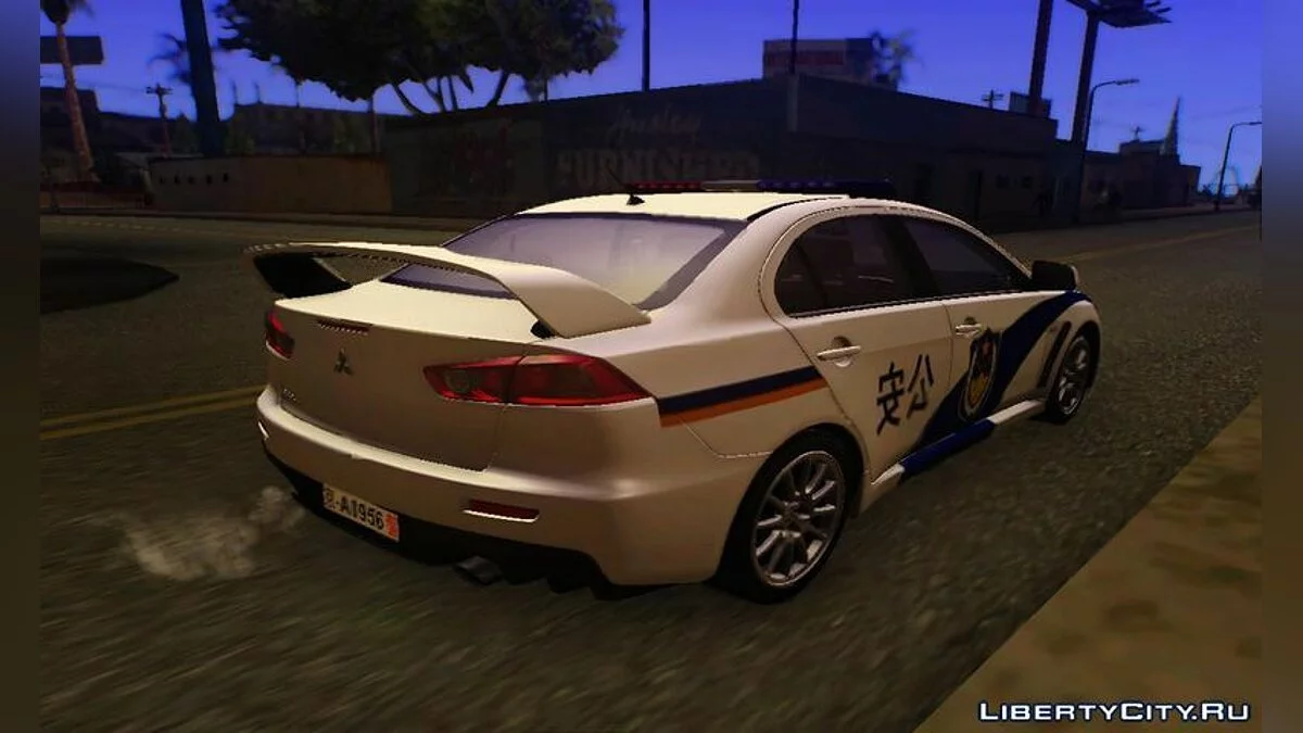 Mitsubishi Evo X Китайська поліція / GTA San Andreas