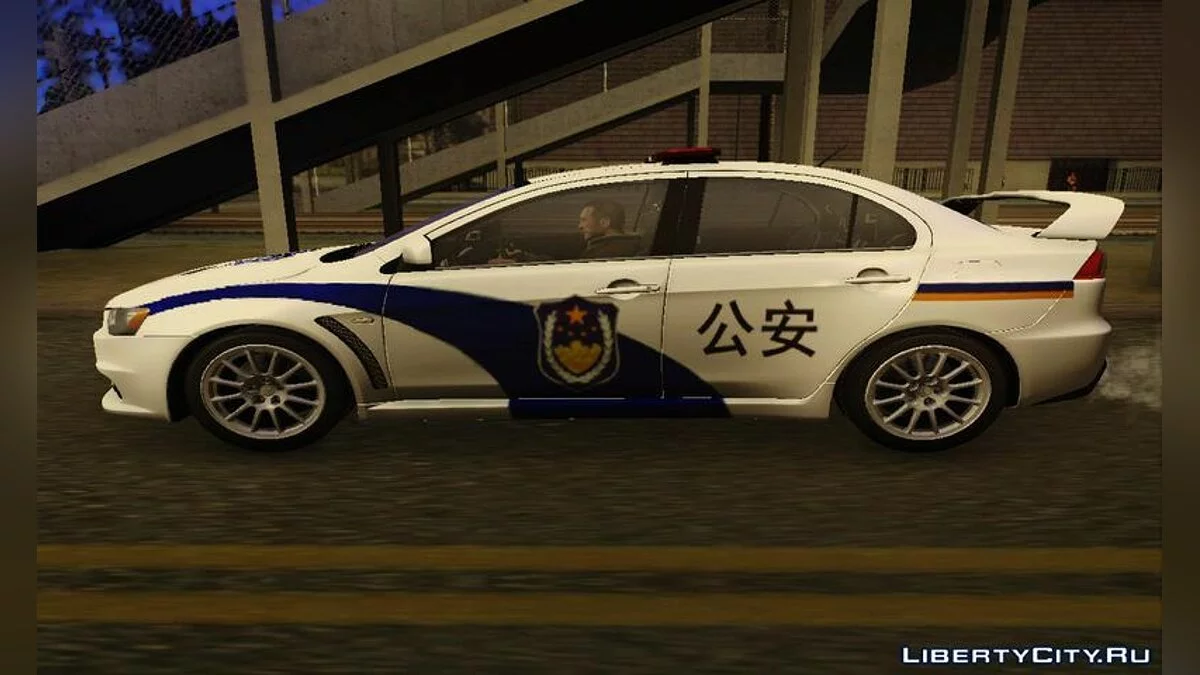 Mitsubishi Evo X Китайська поліція / GTA San Andreas