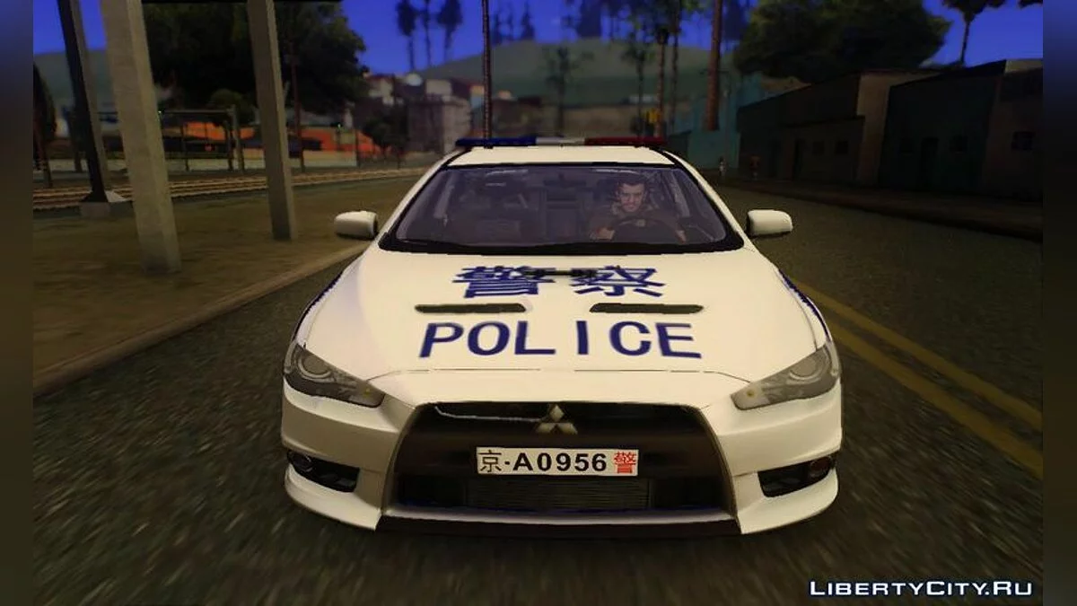 Mitsubishi Evo X Китайська поліція / GTA San Andreas