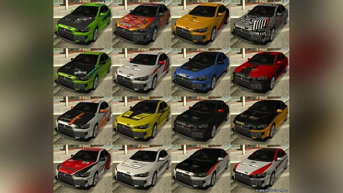 Mitsubishi Lancer Evolution X FQ-400 [Tunable] 2012 / GTA San Andreas