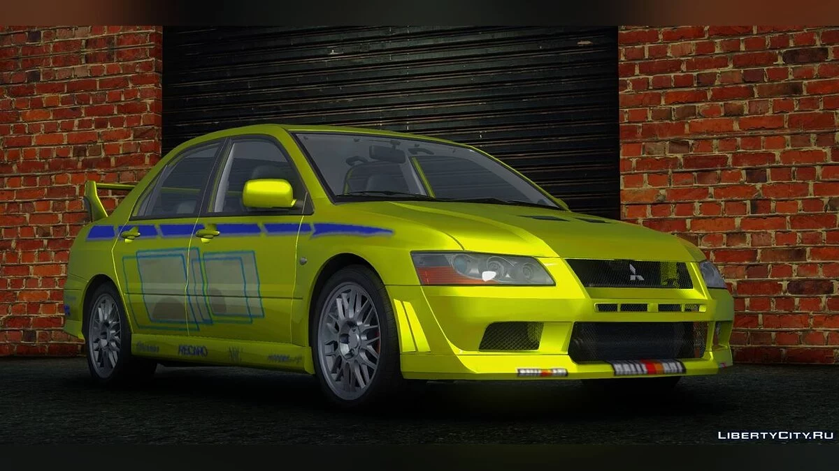 2001 Mitsubishi Lancer GSR Evolution VII (CT9A) / GTA San Andreas