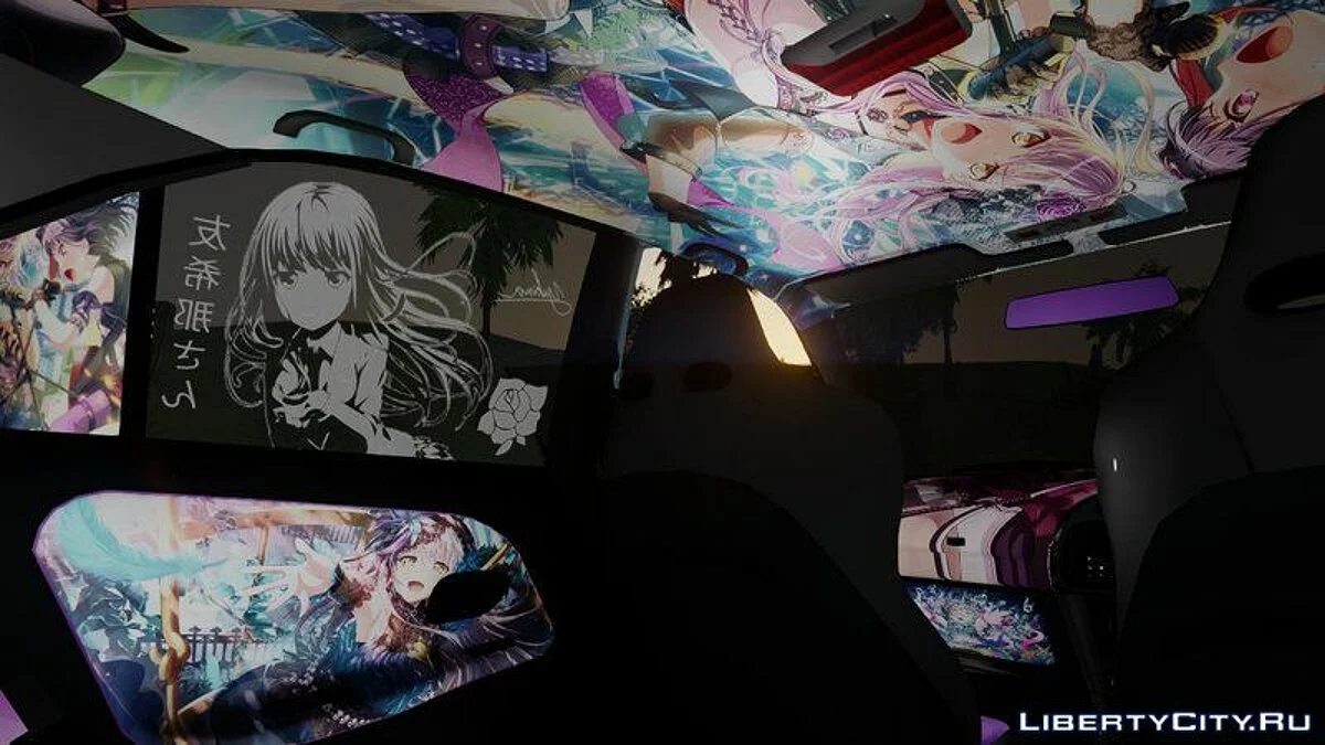1999 Mitsubishi Lancer Evolution VI GSR With BanG Dream! Itasha V.2 / GTA San Andreas