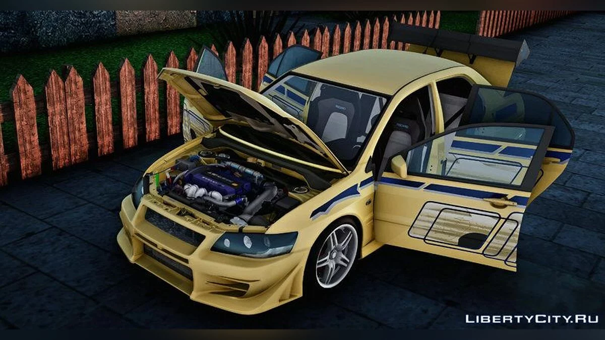 2002年三菱Lancer Evolution VII 2F2F / GTA San Andreas
