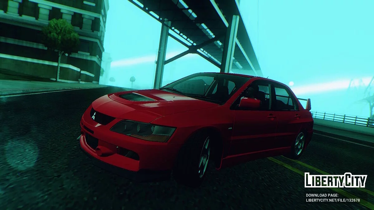 2007 Mitsubishi Lancer Evolution IX FQ-360 v1.5.2 / GTA San Andreas