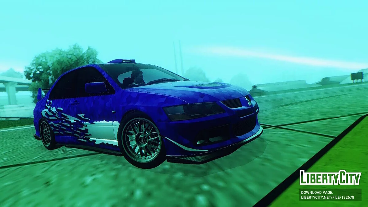 2007 Mitsubishi Lancer Evolution IX FQ-360 v1.5.2 / GTA San Andreas