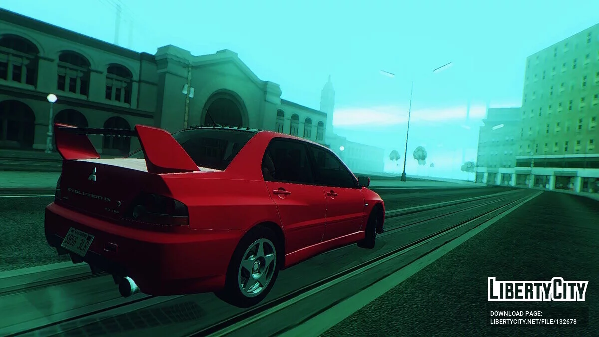 2007 Mitsubishi Lancer Evolution IX FQ-360 v1.5.2 / GTA San Andreas