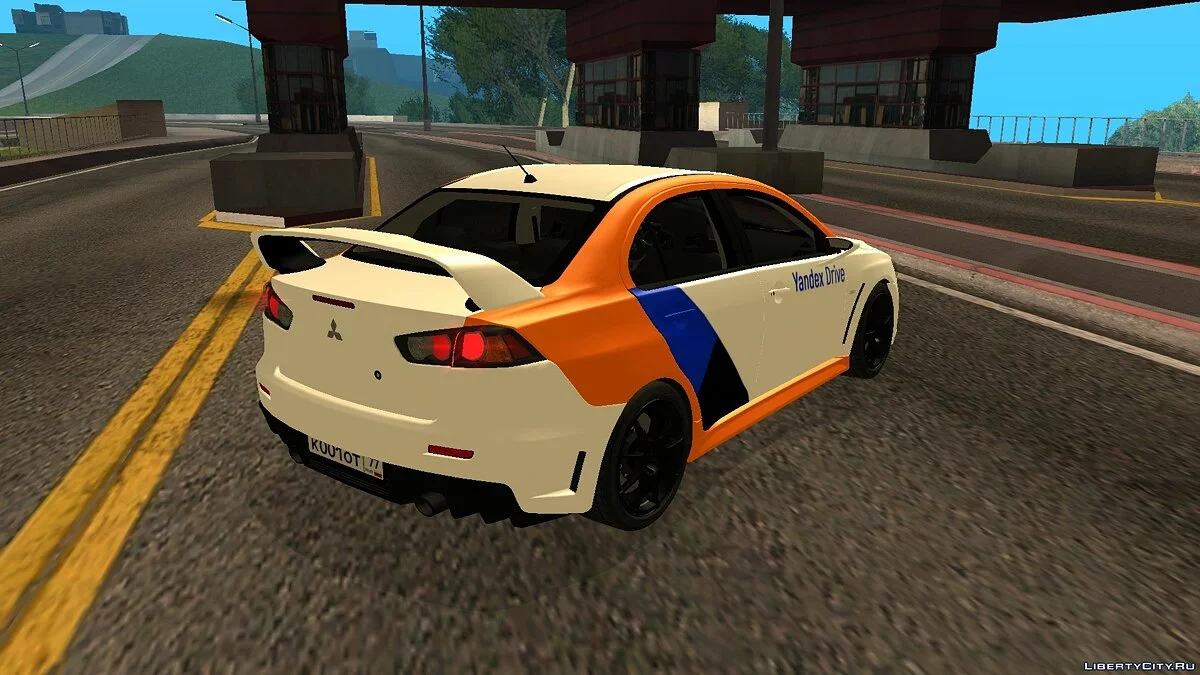 Mitsubishi Lancer Evolution 10 “Yandex Drive” / GTA San Andreas