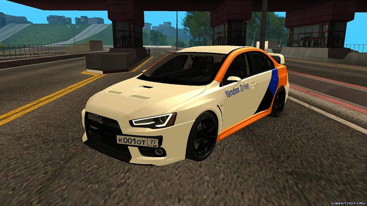 Mitsubishi Lancer Evolution 10 “Yandex Drive” / GTA San Andreas