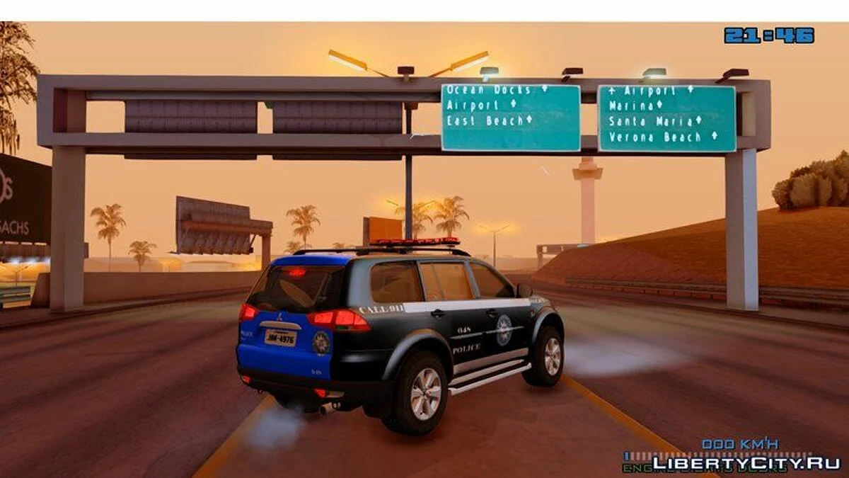 Mitsubishi Pajero Sport SAPD / GTA San Andreas