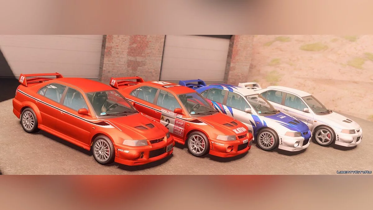 Mitsubishi Lancer Evolution VI (CP9A) 1999 / GTA San Andreas