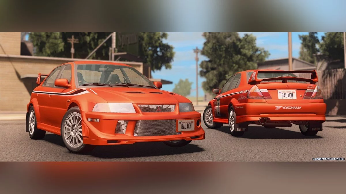 Mitsubishi Lancer Evolution VI (CP9A) 1999 / GTA San Andreas