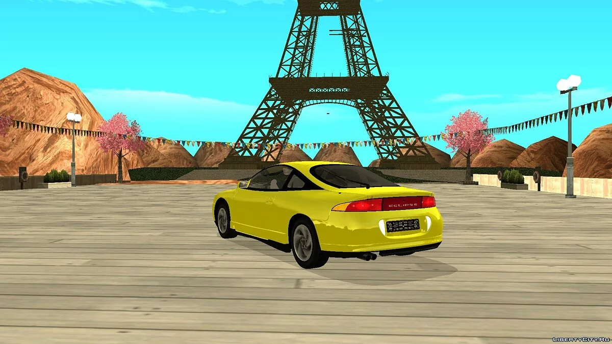 Mitsubishi Eclipse GSX 1995 с тюнингом / GTA San Andreas