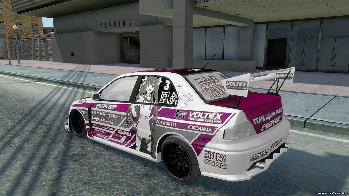 Mitsubishi Lancer EVO IX - Itasha / GTA San Andreas